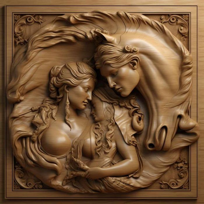 نموذج ثلاثي الأبعاد لآلة CNC 3D Art 